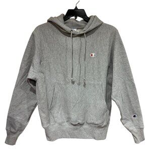 Champion Reverse Weave Size Small Heather Gray Hoodie Sweatshirt HARDLY WORN!
